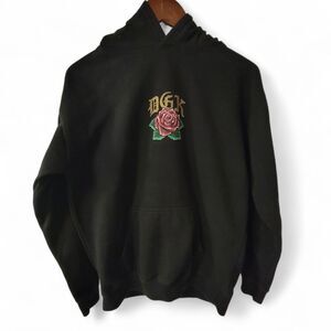 DGK Guadalupe Hoodie XL Dirty Ghetto Kids Roses Skater Y2K Grunge Streetwear